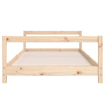 Estructura De Cama Para Niños Madera Maciza De Pino 90x200 Cm / Vetonek_5