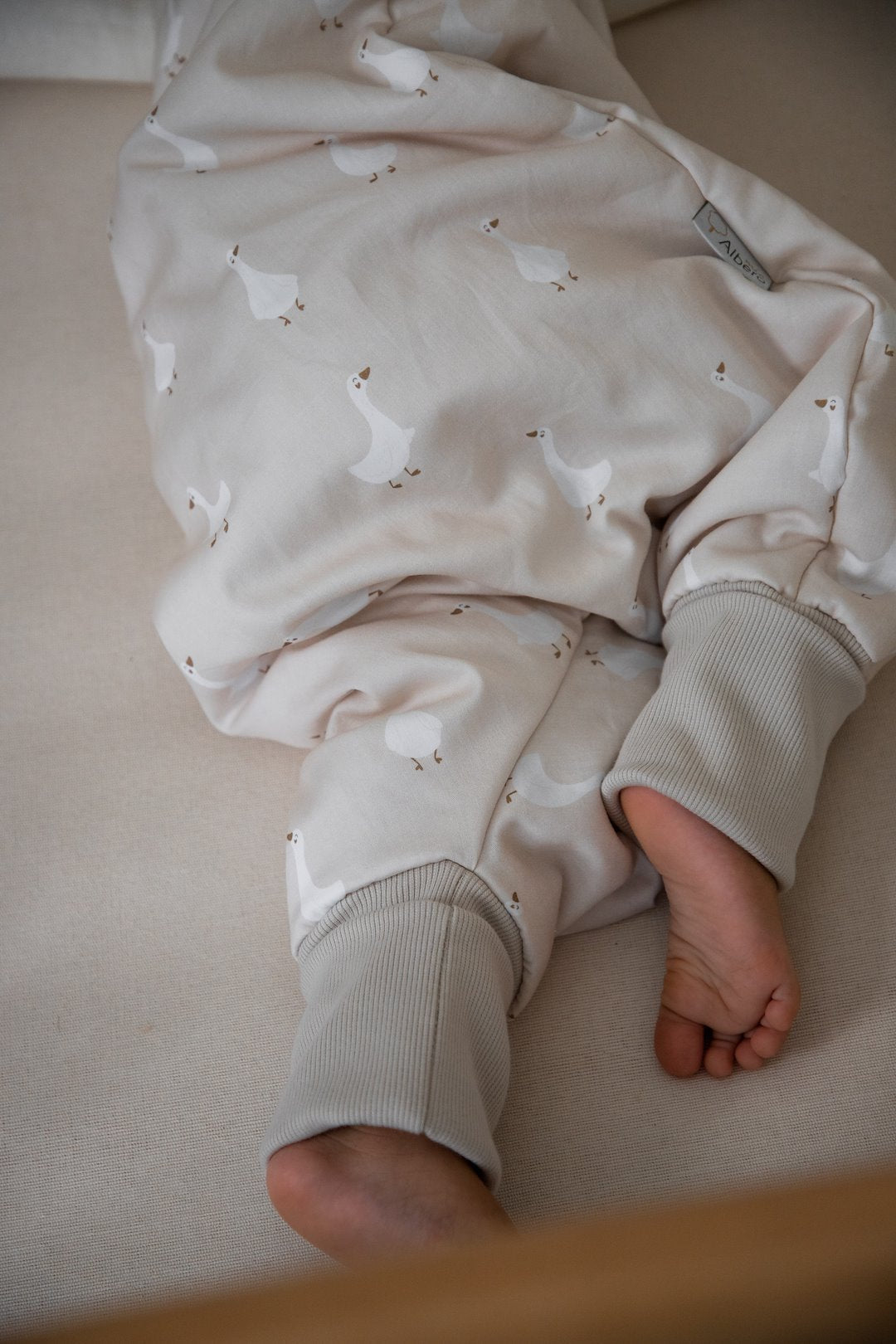Cotton Color Pijama Manta Con Pies Saco De Dormir T-s Tog 1,5 12-36m Cotton Albero Mio | Satén De Algodón Tog 1,5_2