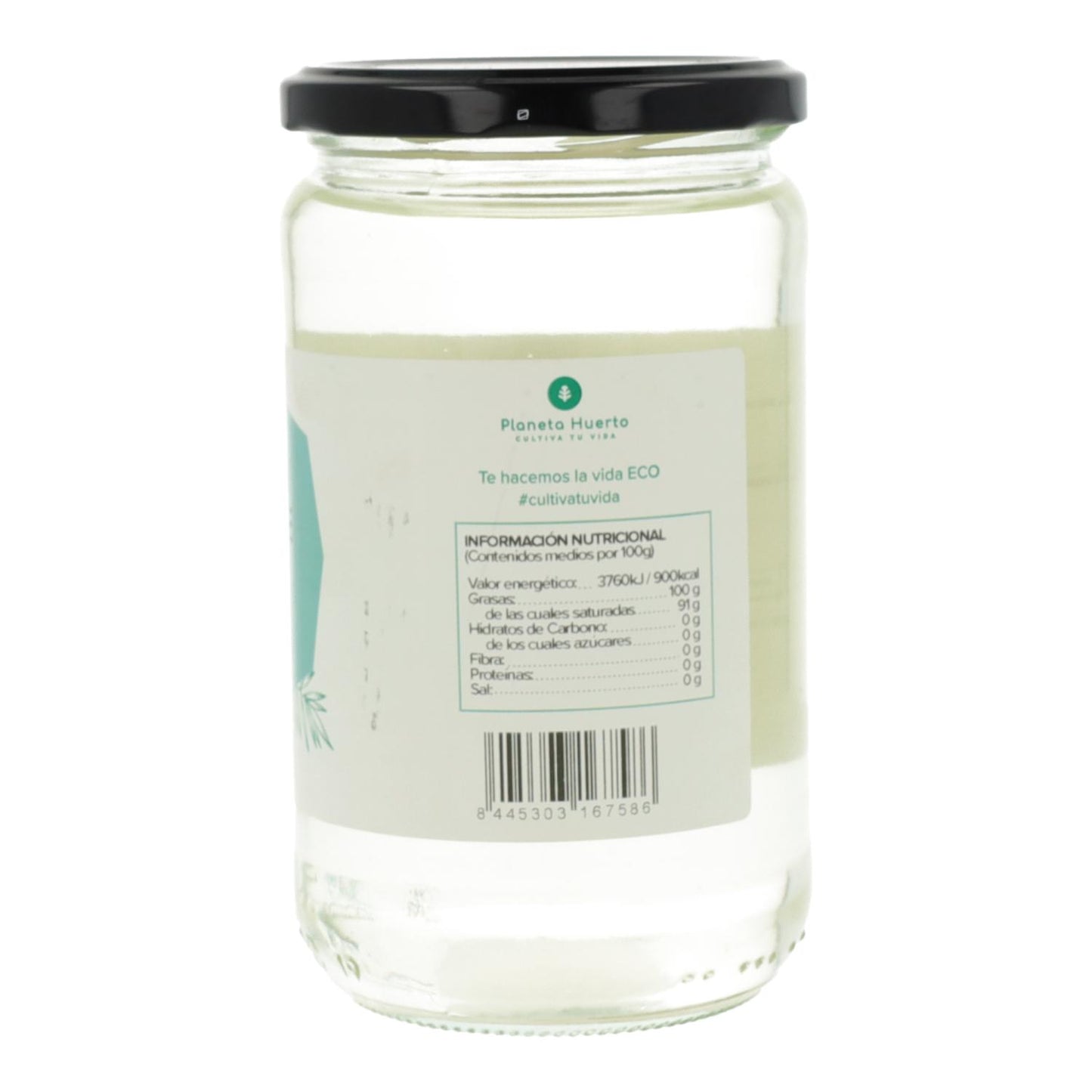 Pack 6x Óleo de Coco Desodorizado ECO Planeta Huerto 500 ml