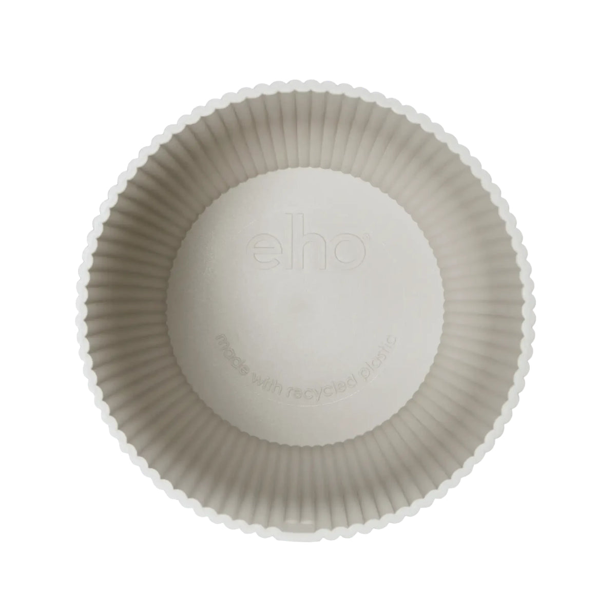 Vaso de flores redondo dobrável Vibes branco sedoso Elho 25 cm