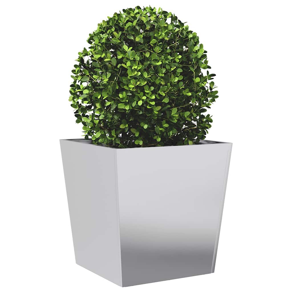 Jardineras 2 Uds Acero Galvanizado 50x50x50 Cm_3
