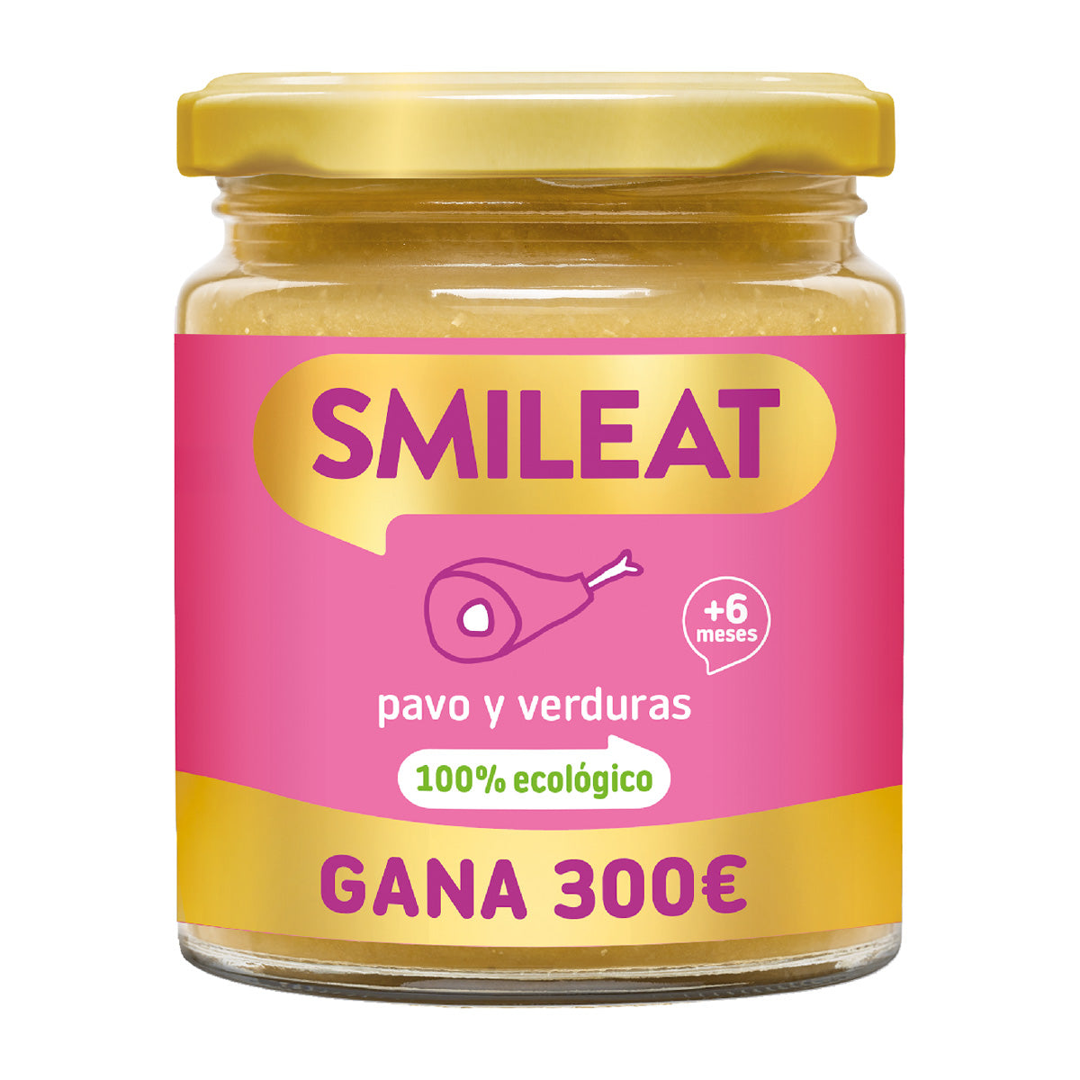 PROMOÇÃO 3x Smileat Peru Biológico e Vegetais em Pote +6 meses 230g