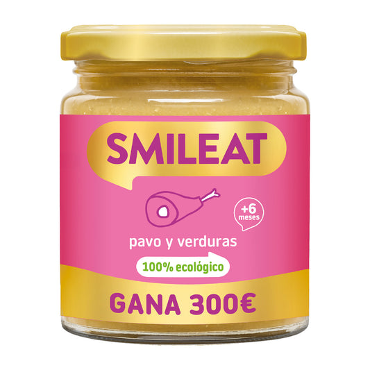 Smileat Pote Dourado Biológico de Peru e Legumes +6 meses, 230g