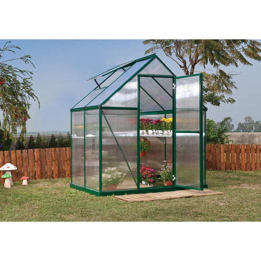 Estufa Mythos 126x185x208 cm verde 