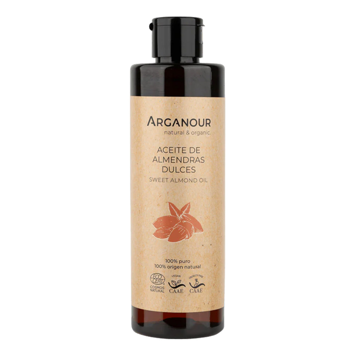 Arganour Óleo de amêndoas doces 100% puro 250ml