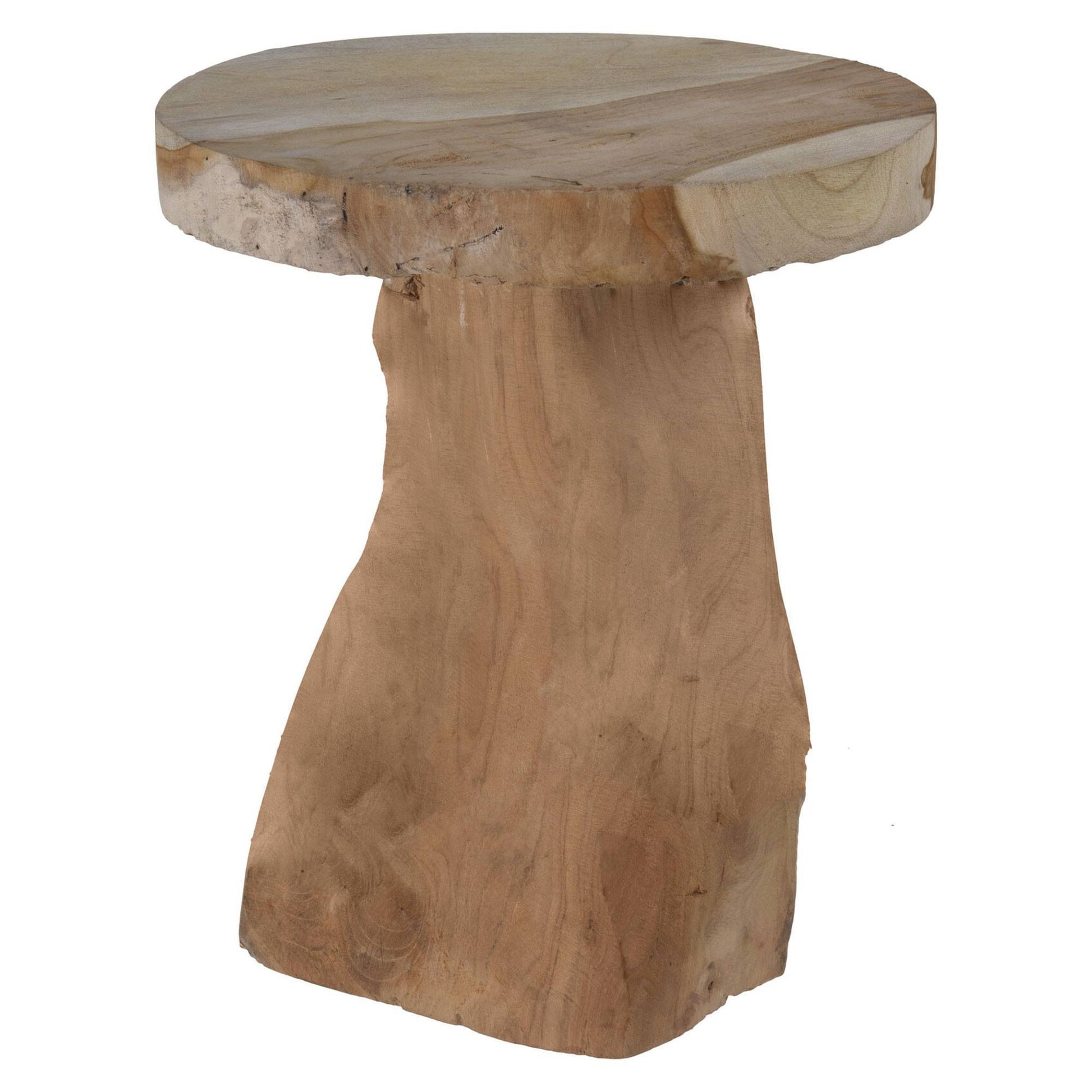 Well Home Taburete Redondo Teca Ø25x30cm_0