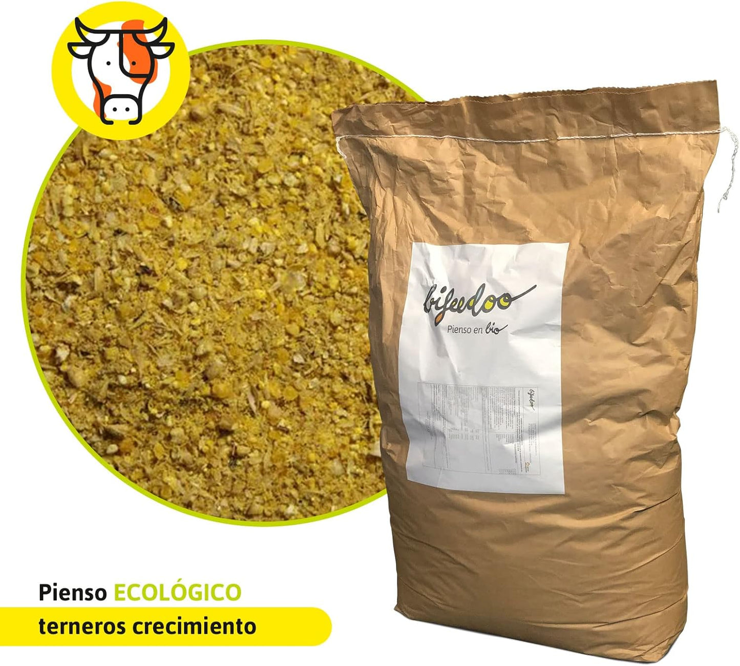 Pienso ECOLÓGICO para Terneros Crecimiento 20kg – Alimentación Natural y Completa_1