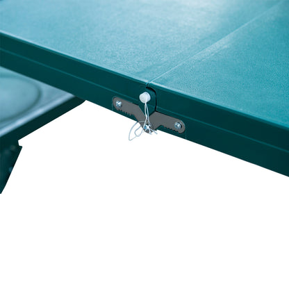 Outsunny Mesa Plegable De Camping Con 4 Asientos Agujero Para Sombrilla Picnic_4