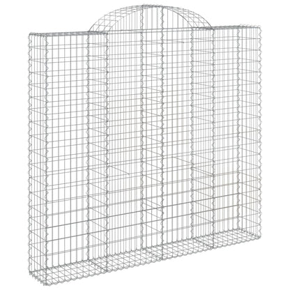 Cestas De Gaviones 8 Uds Forma De Arco Hierro 200x50x180/200 Cm_2