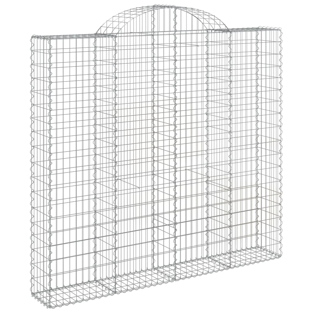 Cestas Gaviones 10 Uds Forma De Arco Hierro 200x50x180/200 Cm_2