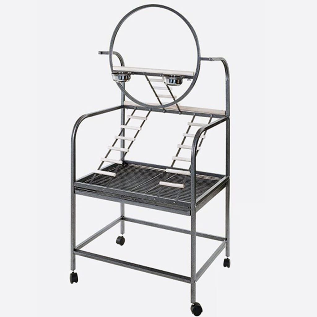 Strong Parque Para Loros Natalia Gris Silverstone 91x59x165 Cm 93027_1