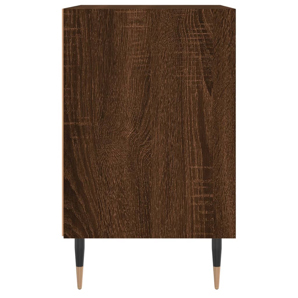 Mesita De Noche 2 Uds Madera Ingeniería Roble Marrón 40x30x50cm_4