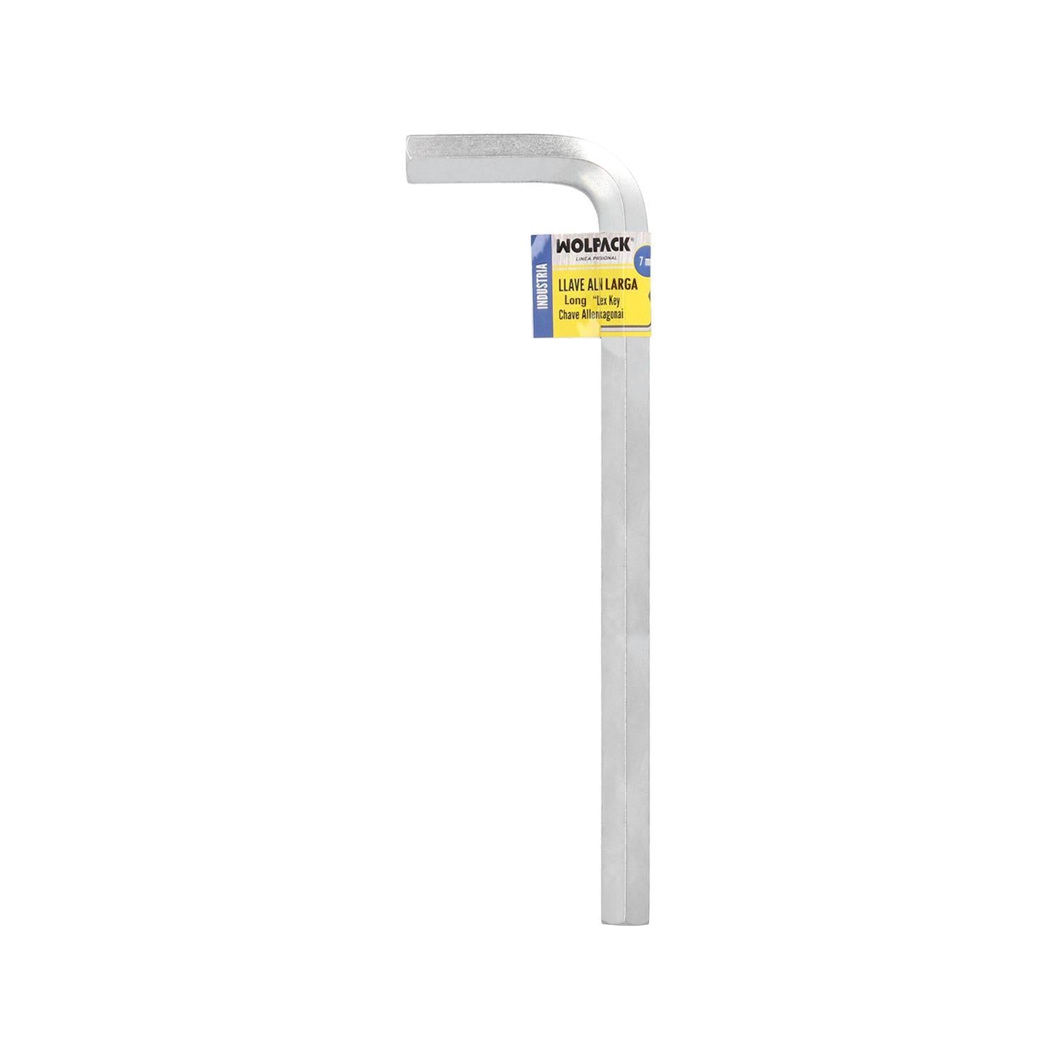 Llave Allen Larga Acero Cromo Vanadio Profesional 7,0 Mm. Llave Hexagonal, Llave Allen Taller Mecanica, Llave Allen Bricolaje_3