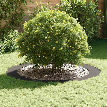 Adecuado Para Anillos De Árbol Plano 5 Uds. Negro Ø90/120 Cm_2