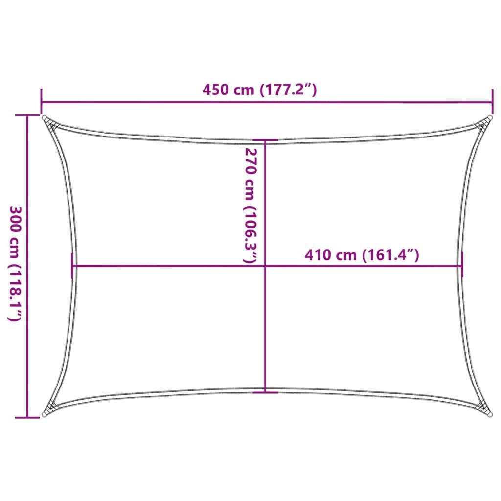 Vidaxl Toldo De Vela Hdpe Verde Claro 160 G/m² 3x4,5 M_2