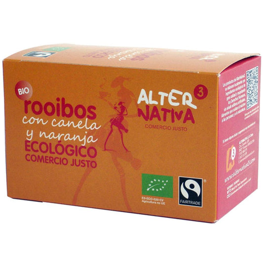 Alternativa biológica Rooibos Laranja-Canela 20 saquetas