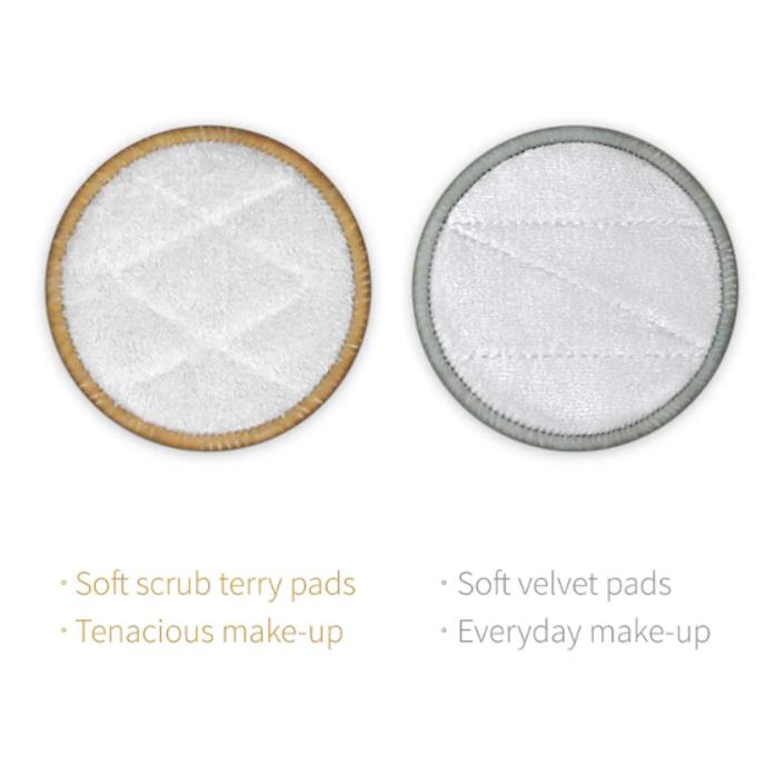 Discos desmaquilhantes reutilizáveis ​​Bambaw, caixa de 10 unidades