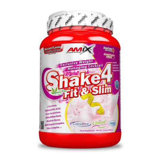 Shake4 Fit & Slim - 1kg - Vainilla - Sustitutos De Comidas - Amix Nutrition_0