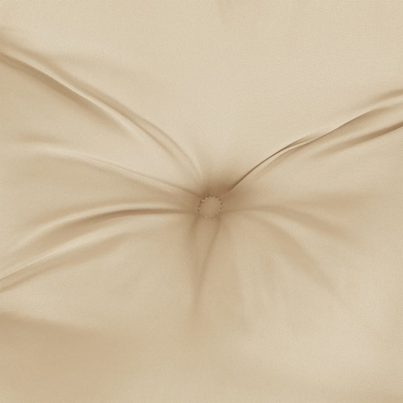 Vidaxl Cojín De Banco De Jardín Tela Oxford Beige 100x(50+50)x7 Cm_5