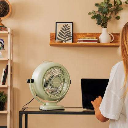 Cecotec Ventilador De Sobremesa Energysilence 800 Retrodesk Green Cecotec_2