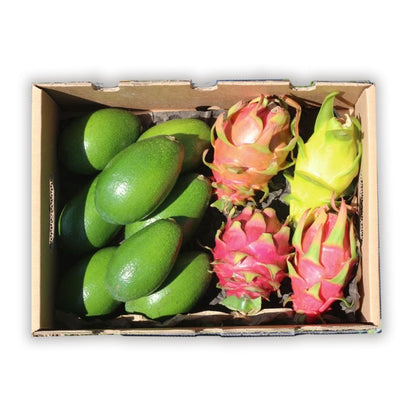 Caja 4kg  Mix Aguacates De Piel Lisa Y Pitahaya Rosa_0