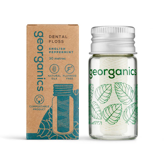 Fio dentário de seda - Menta, Georganics