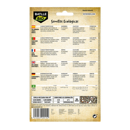 Sementes de couve roxa com cravo biológico Batlle 2