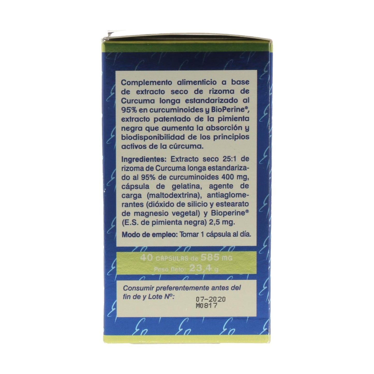 Estado Puro Curcuma Tongil 10.000 Mg 40 Cápsulas