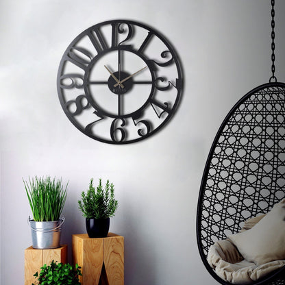 Reloj De Pared Metal Estilo Sencillo 50x50_2