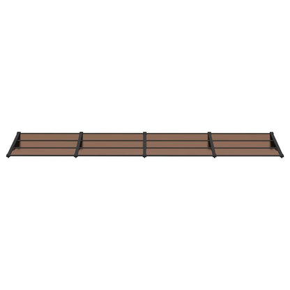 Marquesina De Puerta Policarbonato Negro 396x90 Cm_2