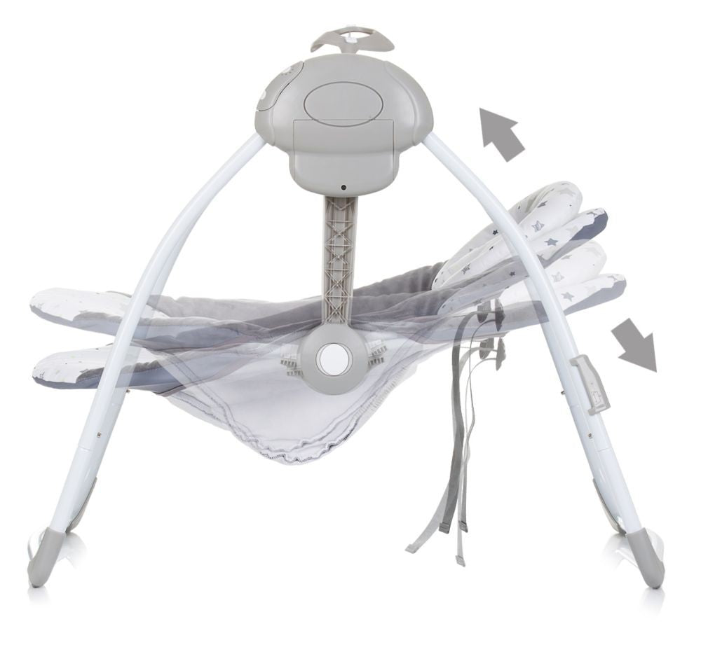 Columpio Eléctrico Para Bebé Moonlight Ash Grey_2