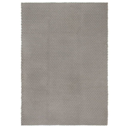 Alfombra Rectangular Algodón Gris 180x250 Cm / Vetonek_0