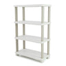Estante de 90 cm com 4 prateleiras Space Saver Plastiken Bege