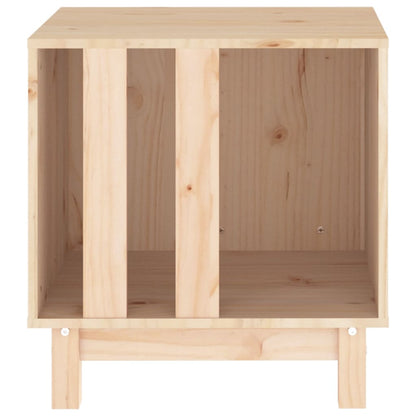 Caseta Para Perros Madera Maciza De Pino 50x40x52 Cm_4