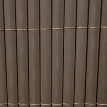 Cañizo Pvc Doble Cara| 1,5x3 M| Color Marron| Lamas 11 Mm| Composición 100% Pvc| Bridas Sujeción Incluidas_3