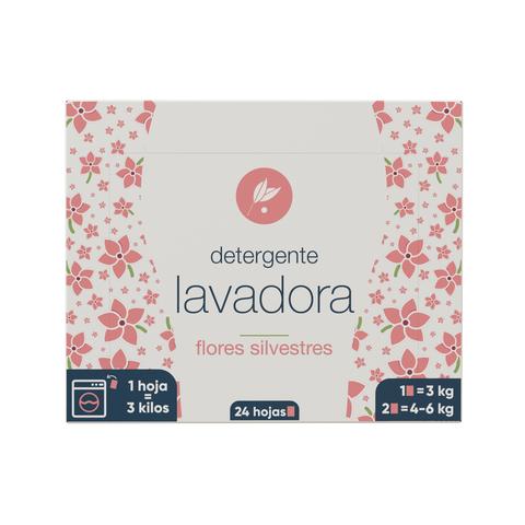 Detergente para máquina de lavar roupa Neletab Wildflower Sheet 24 unid.