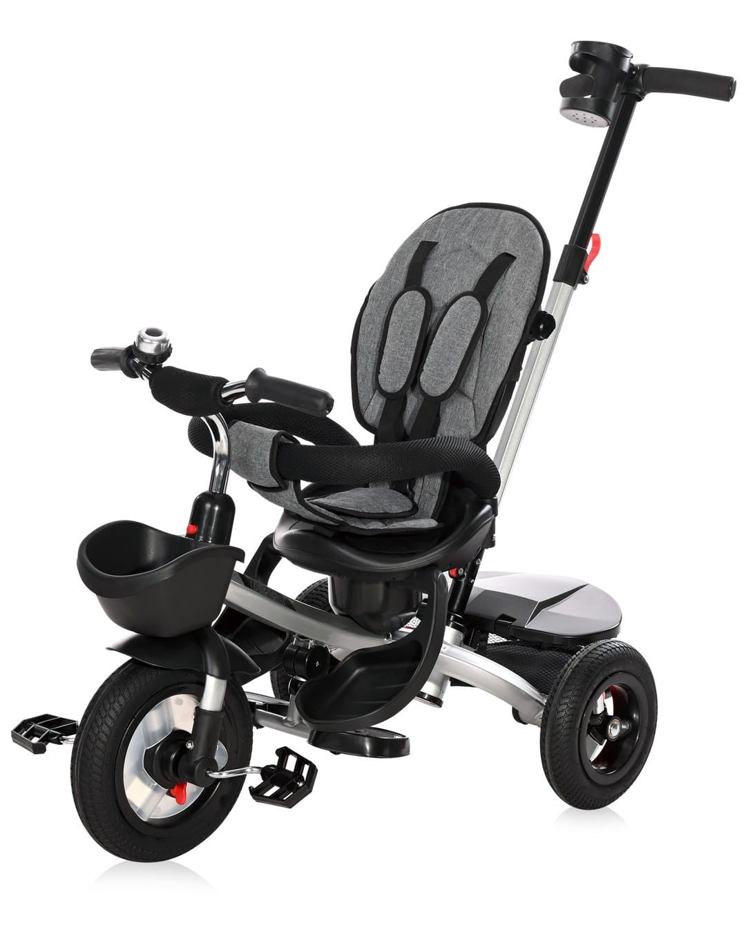 Triciclo Evolutivo Zippy Air Con Asiento Reversible Y Ruedas De Goma Graphite_3