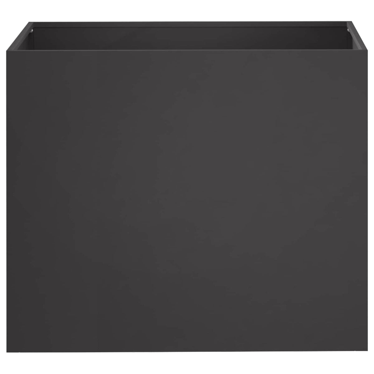 Macetero De Jardín 2 Uds. Negro 50 X 40 X 50 Cm_3