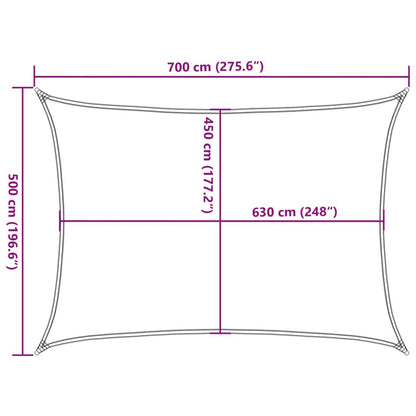 Vidaxl Toldo De Vela Hdpe Verde Claro 160 G/m² 5x7 M_2