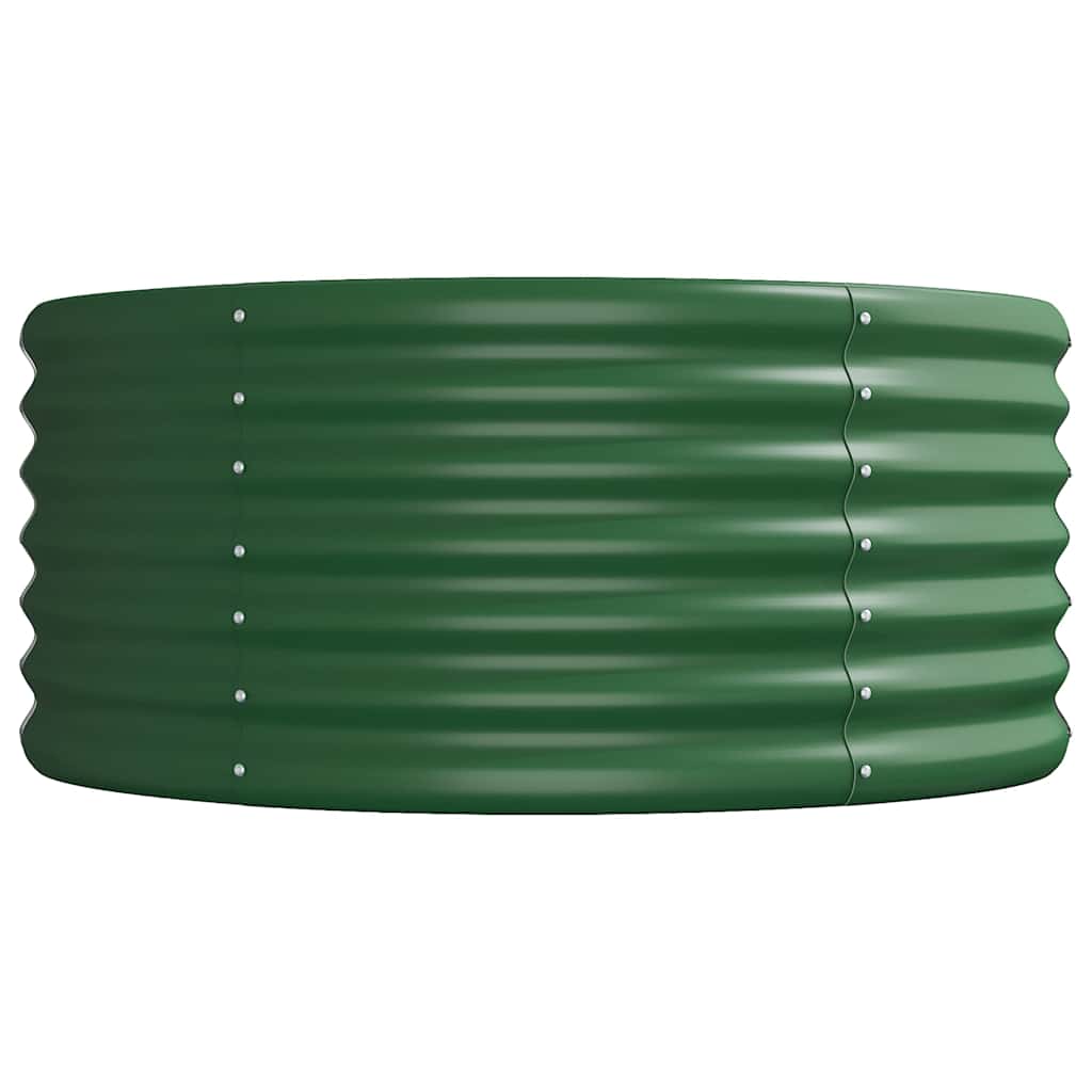 Jardinera Arriate Acero Galvanizado Verde 512x80x36 Cm_3