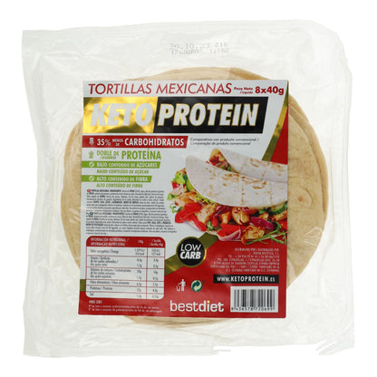 Tortilha Mexicana de Proteína Keto 320g