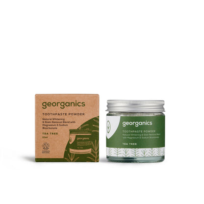 Georganics Bicarbonato e Pó de Melaleuca Branqueador Dentário 60 ml