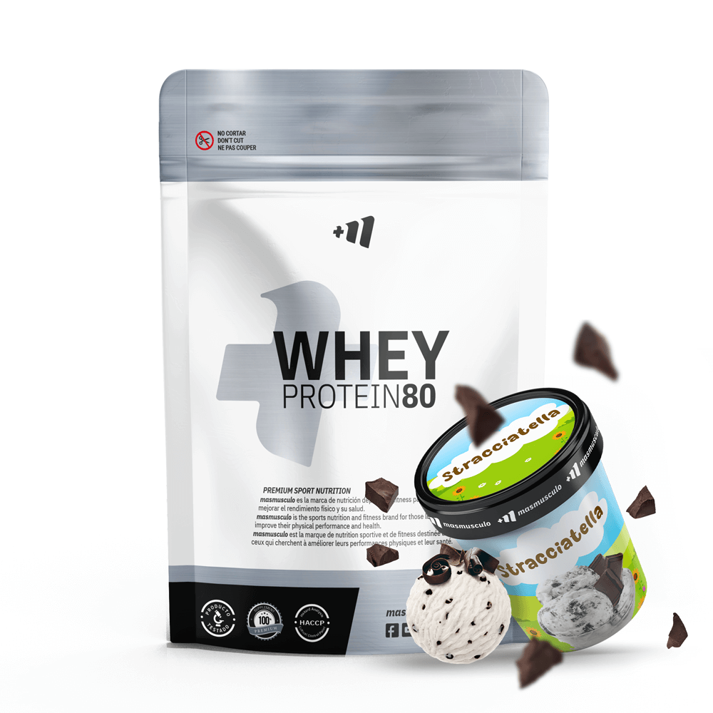 Whey Protein80 - 1kg - Stracciatella - Aumenta La Masa Muscular - Masmusculo_0