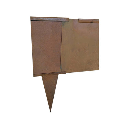 Estacas Borduras De Acero Corten / 20 Cm / Redondeado_2