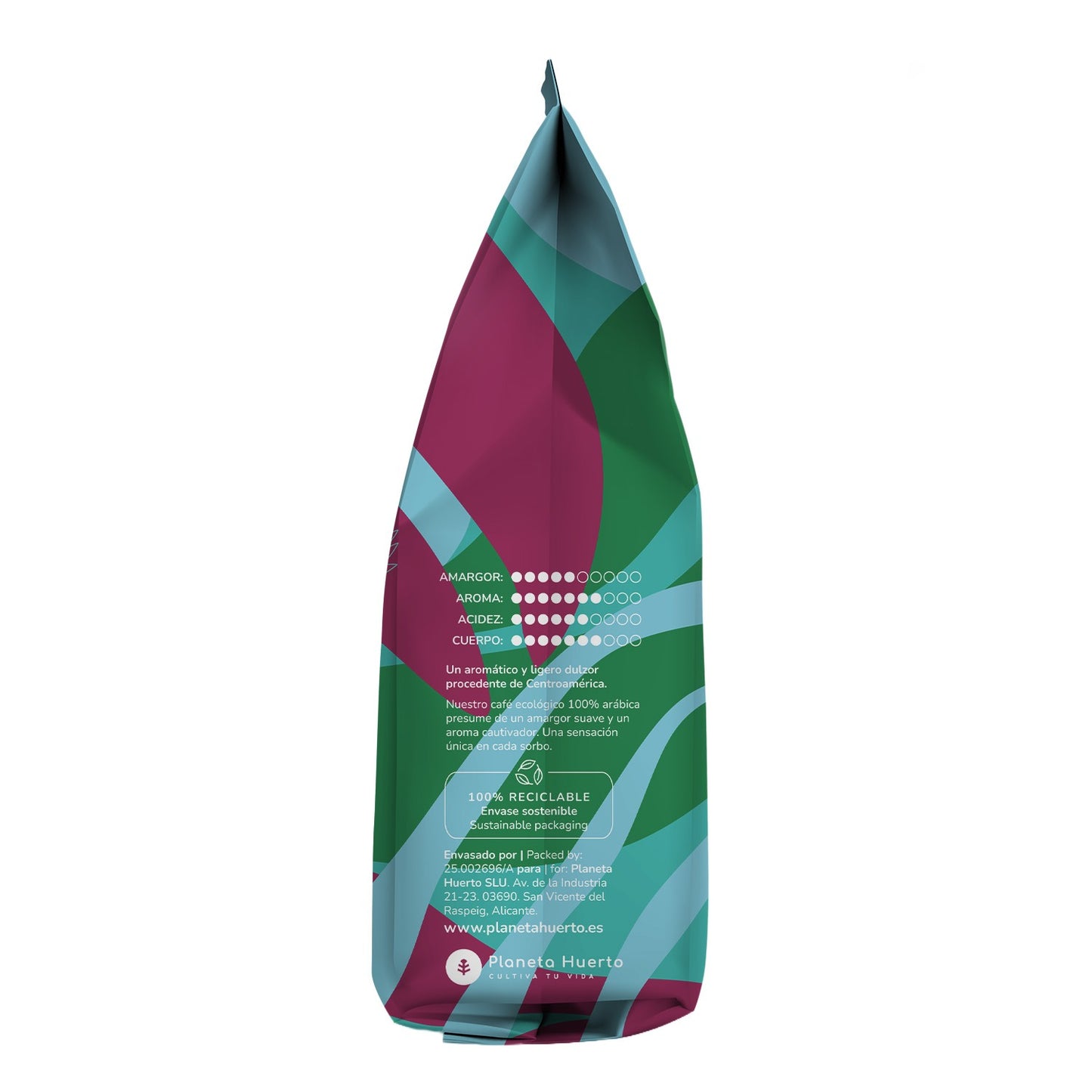 Pack 12x Café en grano Eco 100% Arábica Planeta Huerto 1 Kg