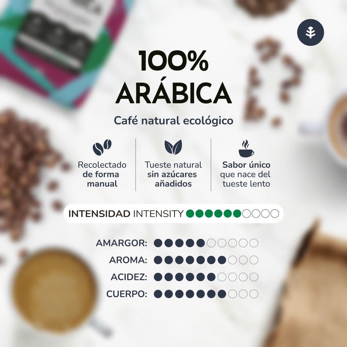 Pack 12x Café en grano Eco 100% Arábica Planeta Huerto 1 Kg