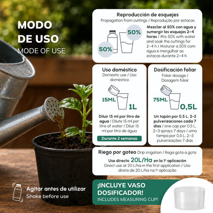 Enraizante Líquido Eco Planeta Huerto 1L