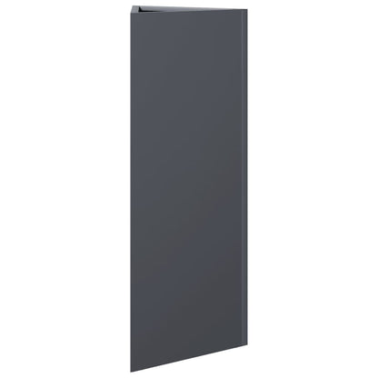 Jardinera Triangular Acero Gris Antracita 30x26x75 Cm_3