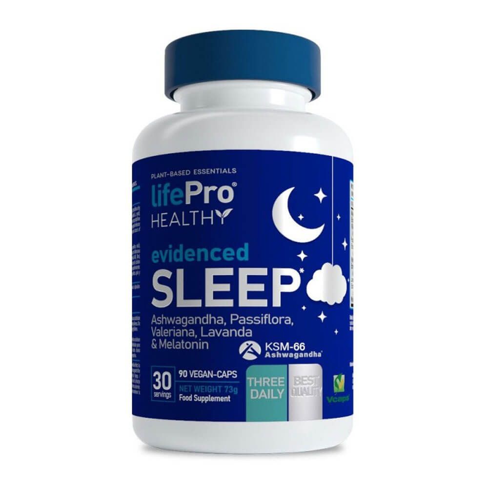 Evidenced Sleep - 90 Cápsulas Veganas - Mejora Del Sueño - Lifepro_0