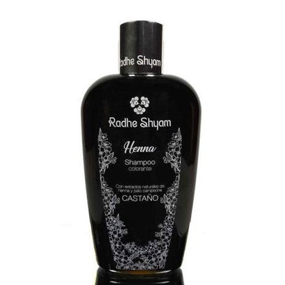 Champô Coloração de Henna Castanha Radhe Shyam 250 ml